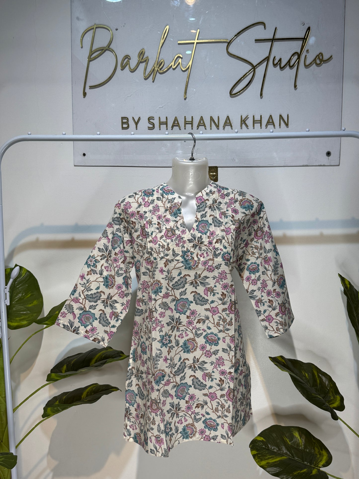 Barkat Studio Floral Bloom Cotton Kurti