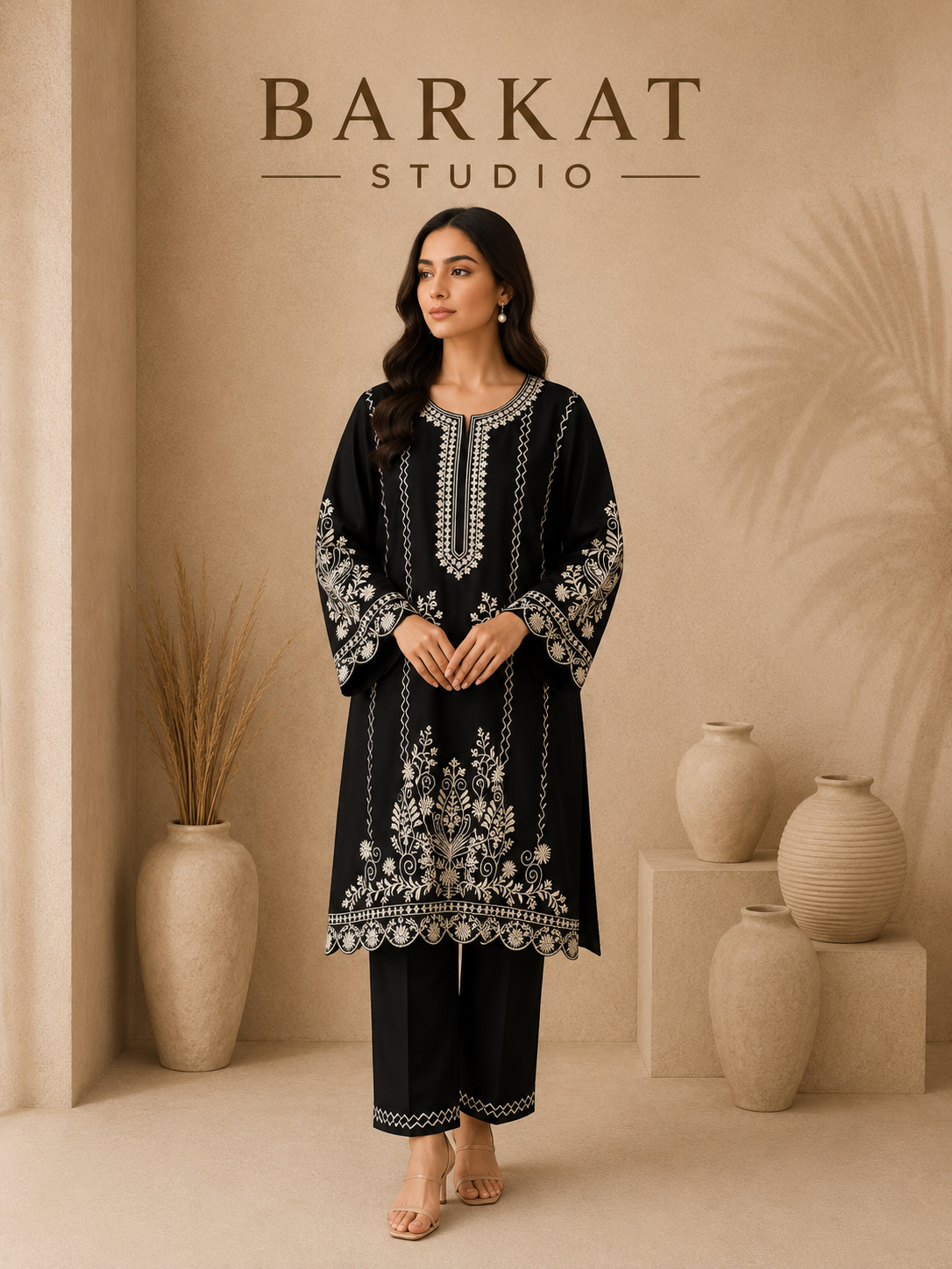Barkat black co-ordset