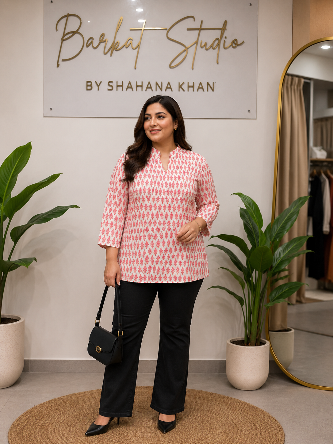 Barkat Studio Floral Bloom Cotton Kurti