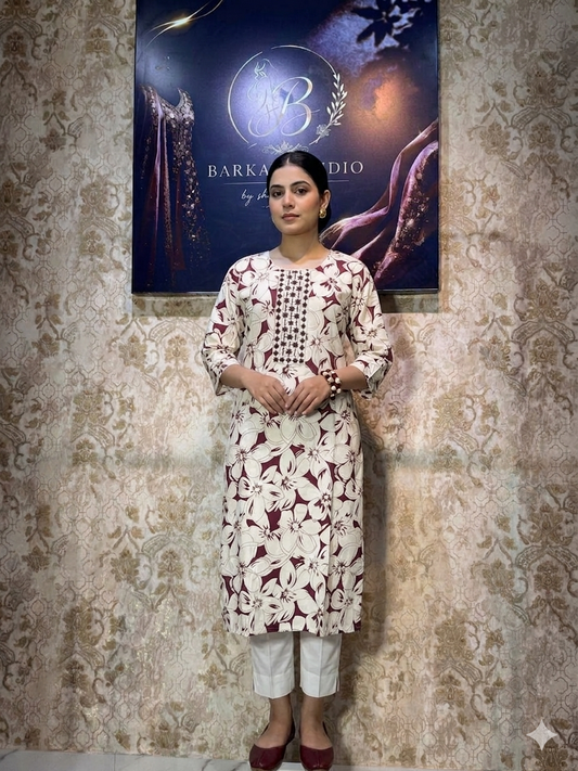 Floral Casual Kurti