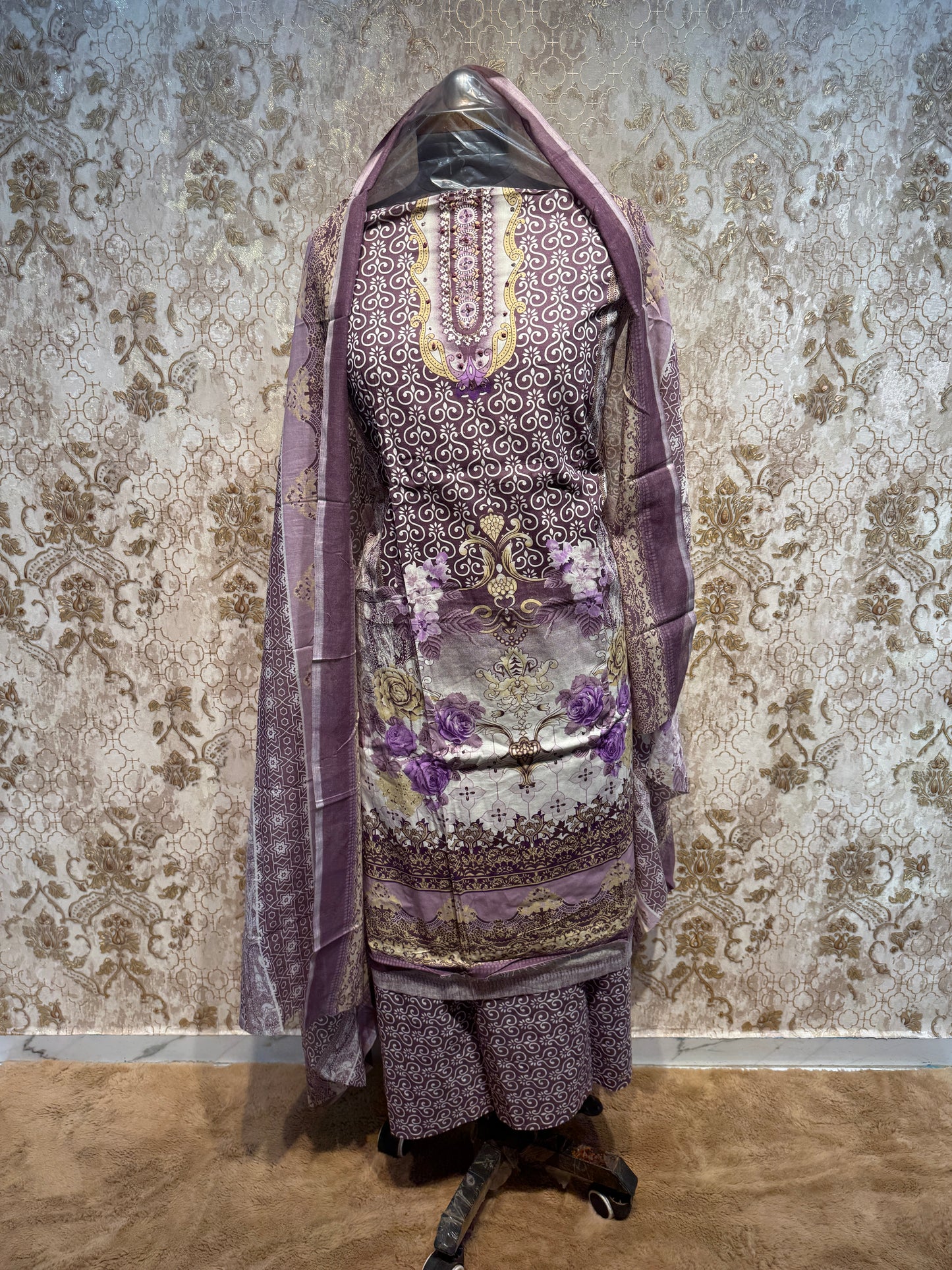 Unstitched pure cotton suits