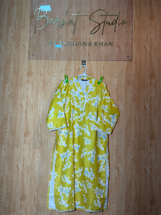 Casual Summer Kurti-Pant set