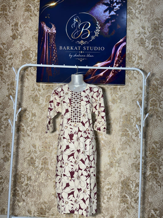 Floral Casual Kurti