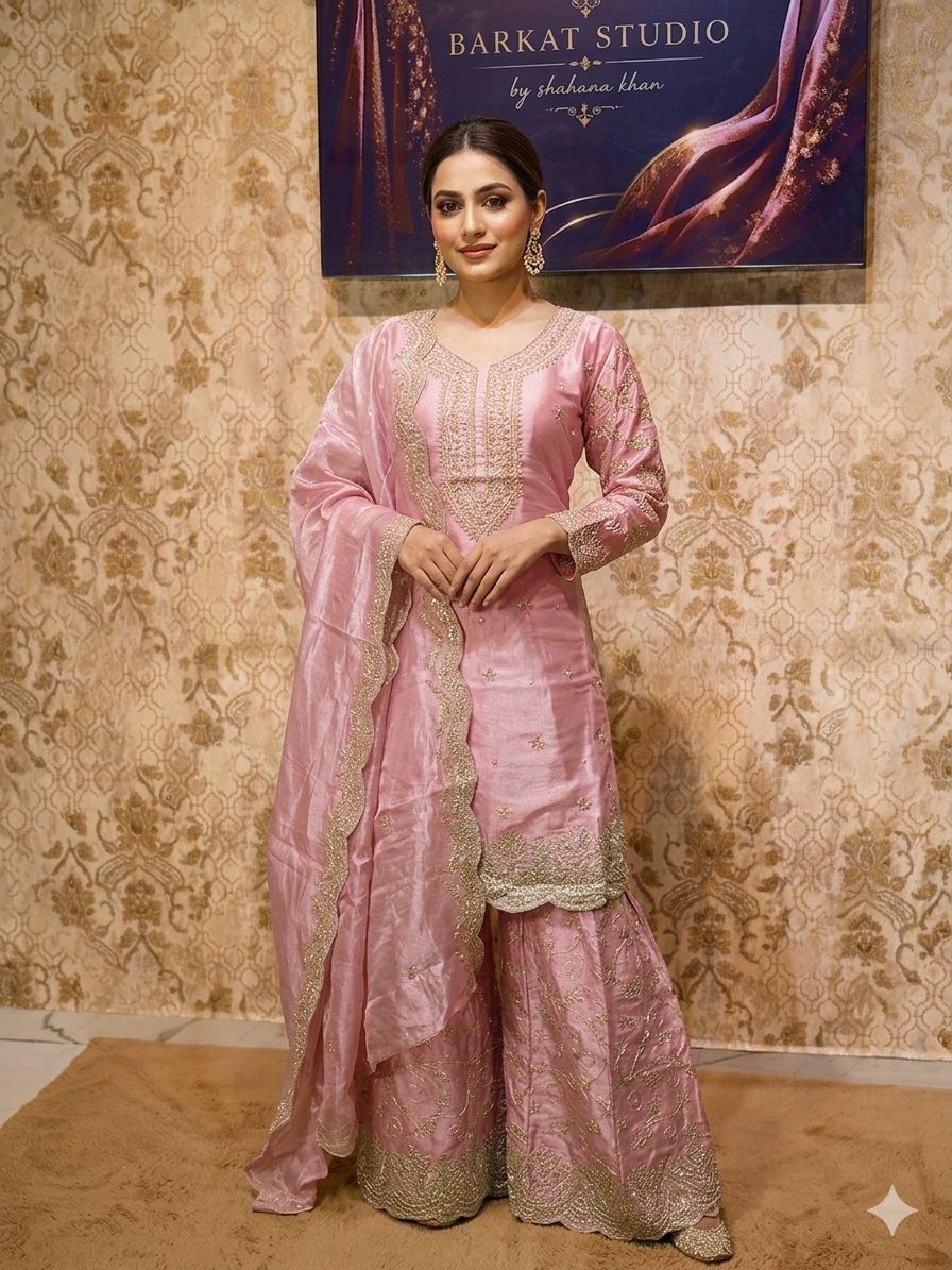 Royal Pastel Plazzo Set