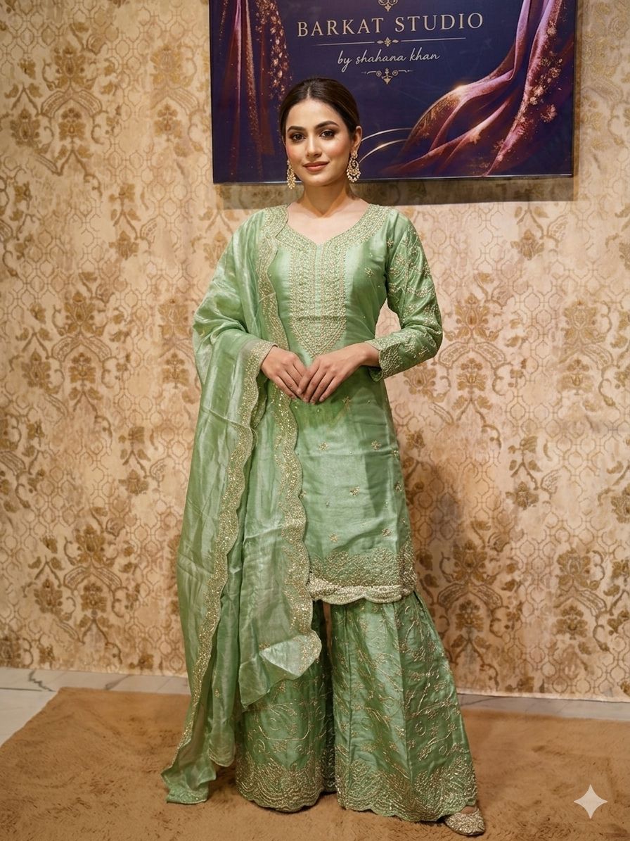 Royal Pastel Plazzo Set