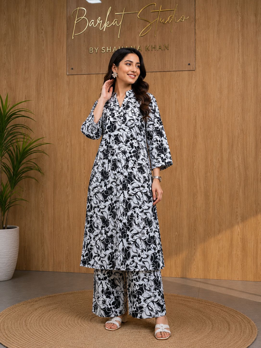 Casual Floral Cotton Co-Ord Set